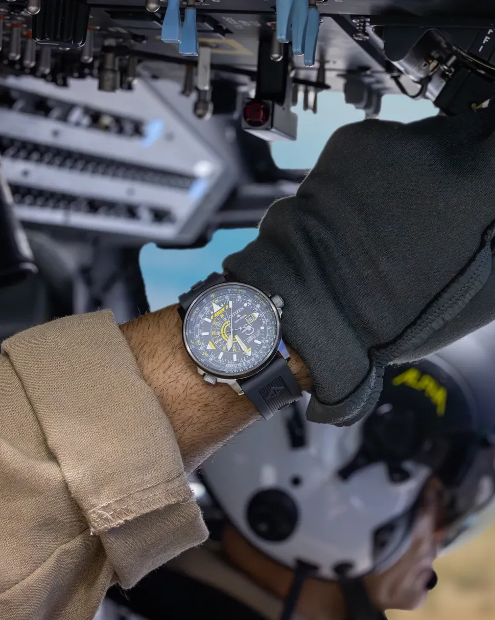 Promaster Sikorsky Grey Dial Polyurethane Strap BJ7004-43H | CITIZEN